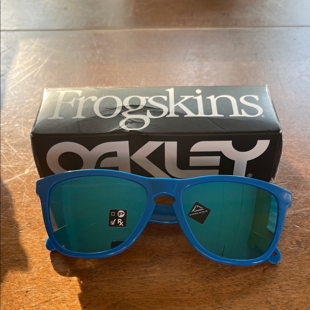 Oakley Frogskins Prizm Sapphire Blue Sunglasses